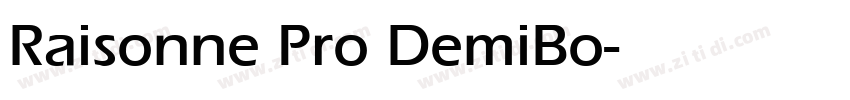 Raisonne Pro DemiBo字体转换